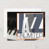 Jazz Unlimited Post Card Postkarte (Vorne/Hinten)