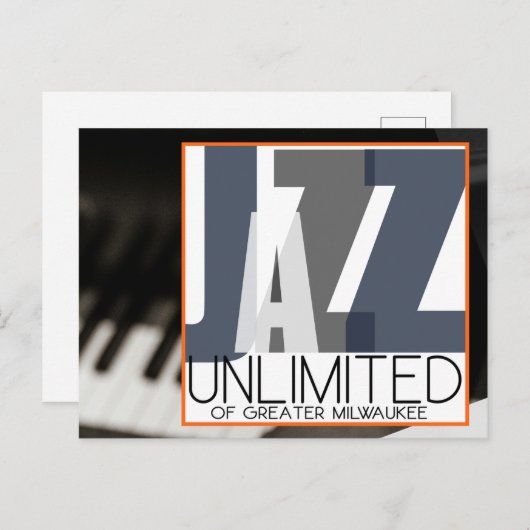 Jazz Unlimited Post Card Postkarte (Vorne/Hinten)