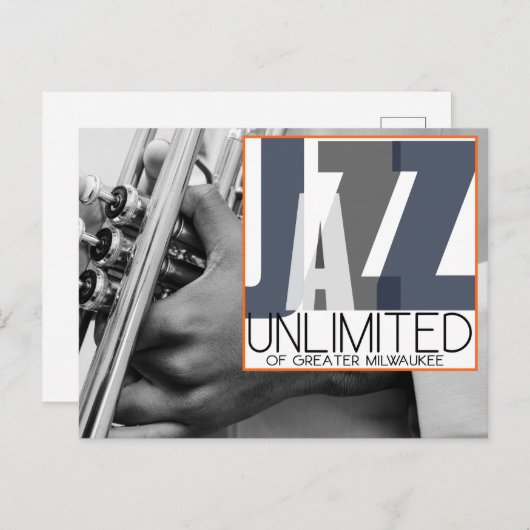 Jazz Unlimited Post Card Postkarte (Vorne/Hinten)