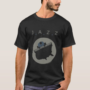 jazz.usa Schwarzes T-Shirt