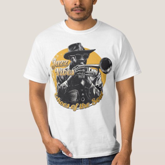 Jazz Vibes: Echoes of the Soul T-Shirt (Vorderseite)