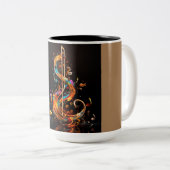 Jazz Vibes Zweifarbige Tasse (VorderseiteRechts)