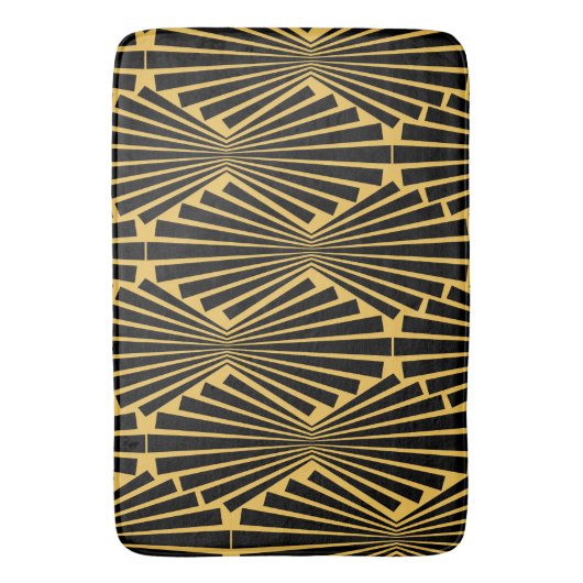 Jazz Vintages Art-Déco Badematte (Vorderseite Vertikal)