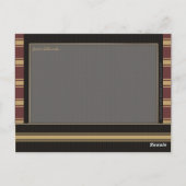 Jazz Vinyl Personalisierte Postkarten aufzeichnen (Rückseite)