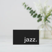 Jazz Visitenkarte (Stehend Vorderseite)