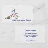 Jazz-Visitenkarte Visitenkarte (Vorne/Hinten)