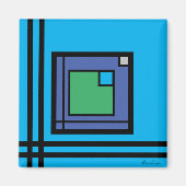 "Jazz" von Bruce Tunis Magnet (Vorne)