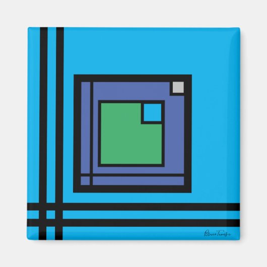 "Jazz" von Bruce Tunis Magnet (Vorne)