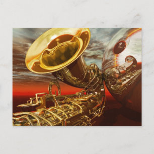 Jazz von Lenny Postkarte