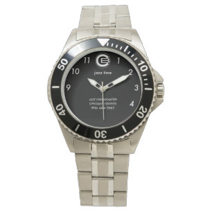 Jazz Watch - men schwarz Armbanduhr