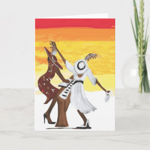 Jazz-Weihnachten Feiertagskarte