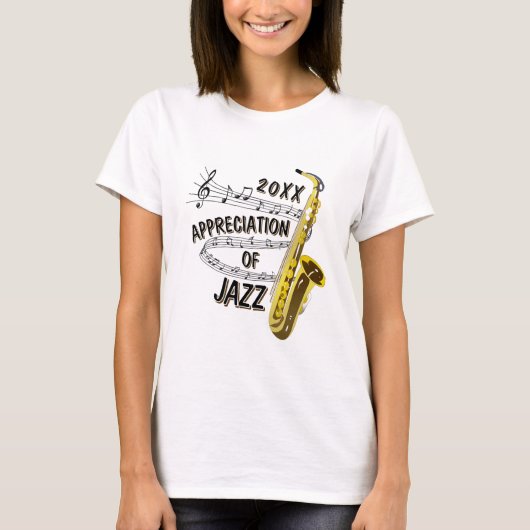 Jazz Wertschätzung T-Shirt (Vorderseite)