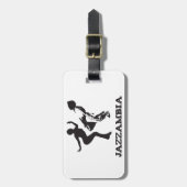 JAZZAMBIA Gepäckanhänger (Vorderseite vertikal)