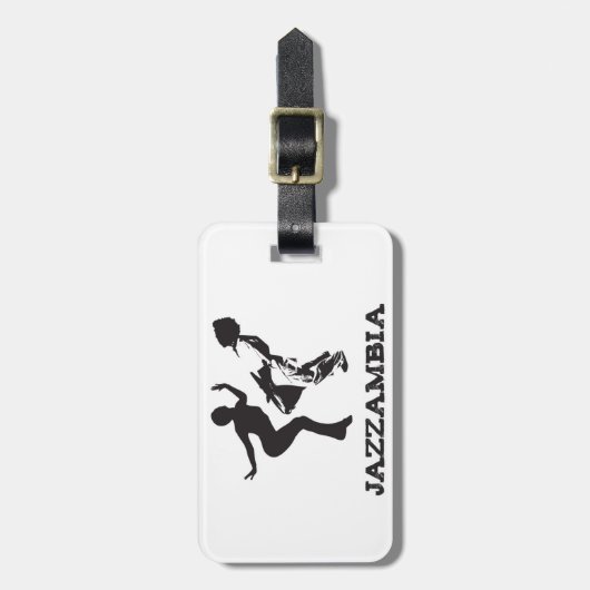 JAZZAMBIA Gepäckanhänger (Vorderseite vertikal)