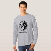 Jazzambia Yin Yang Men's Long Sleeve T - Shirt (Vorne ganz)