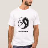 Jazzambia Yin Yang T-Shirt (Vorderseite)