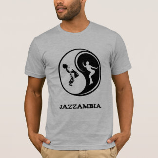 Jazzambia Yin Yang T - Shirt der Männer