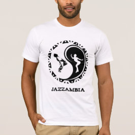 Jazzambia Yin Yang T - Shirt der Männer