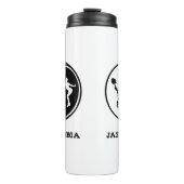 Jazzambia Yin Yang Thermal Tasse (Vorderseite)
