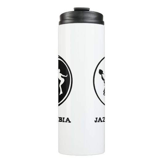 Jazzambia Yin Yang Thermal Tasse (Vorderseite)