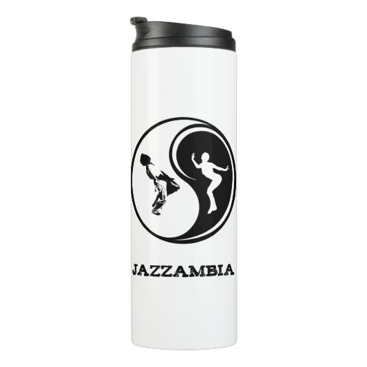 Jazzambia Yin Yang Thermal Tasse (Nach rechts gedreht)