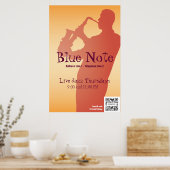 Jazzband für Poster Template Event (Küche)