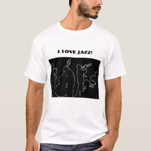 Jazzband Ich liebe Jazz T-Shirt