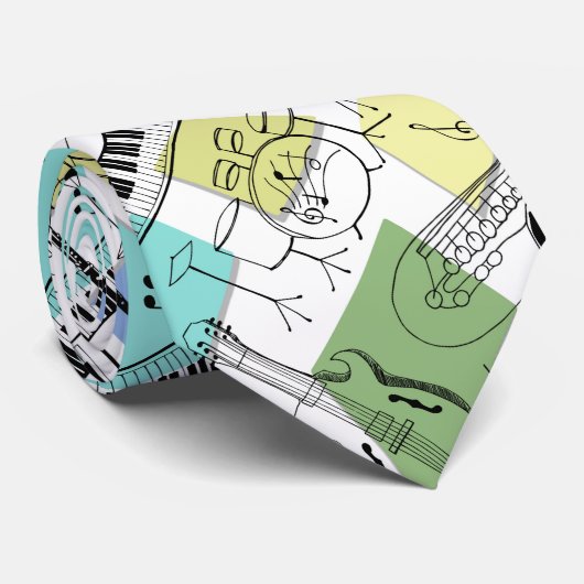 Jazzband-Krawatte Krawatte (Gerollt)