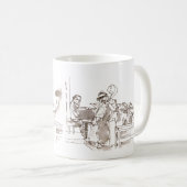Jazzband-Kunst Kaffeetasse (VorderseiteRechts)
