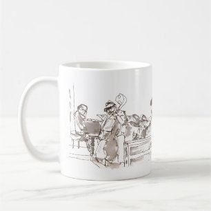 Jazzband-Kunst Kaffeetasse