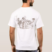 Jazzband-Kunst T-Shirt (Rückseite)
