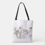 Jazzband-Kunst Tasche (Rückseite)