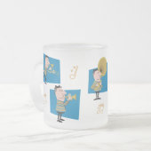 Jazzband Mattglastasse (Vorderseite Links)