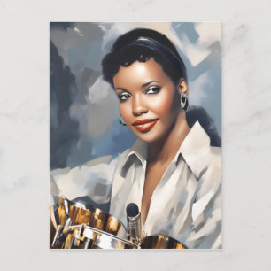 Jazzband-Musiker Postkarte