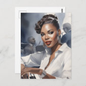 Jazzband-Musiker Postkarte (Vorne/Hinten)