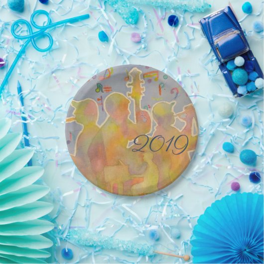 Jazzband Pappteller (Party)