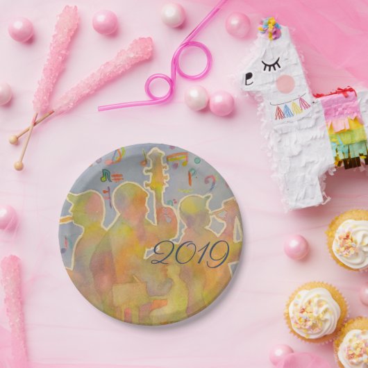 Jazzband Pappteller (Party)