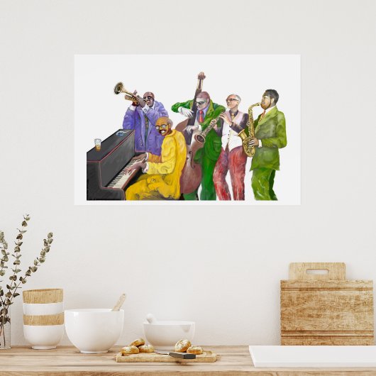 "Jazzband" Poster (Küche)