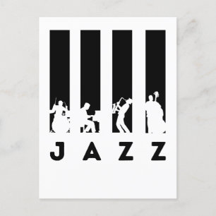 Jazzband Postkarte
