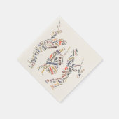 Jazzband Serviette (Ecke)