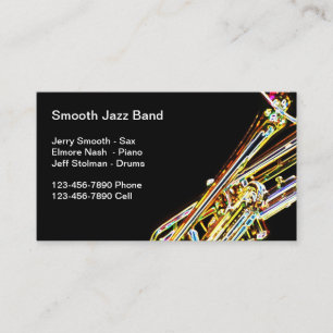 Jazzband-Trompetenthema Visitenkarte