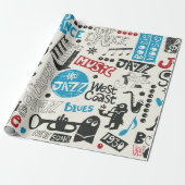 Jazzdoodle-Mischung Geschenkpapier (Ungerollt)