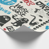 Jazzdoodle-Mischung Geschenkpapier (Ecke)