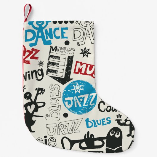 Jazzdoodle-Mischung Kleiner Weihnachtsstrumpf (Vorderseite)