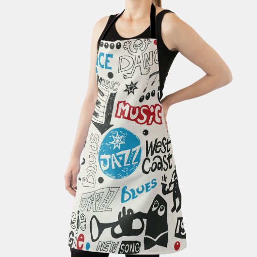 Jazzdoodle-Mischung Schürze (InSitu)