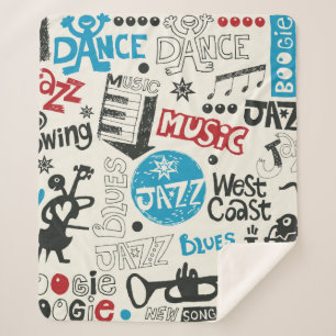 Jazzdoodle-Mischung Sherpadecke