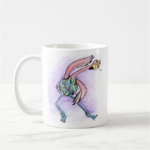 Jazzercise Flamingo Kaffeetasse (Links)