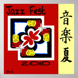 Jazzfest-Kanji Poster