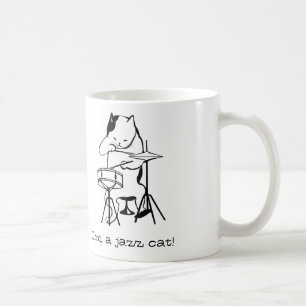 Jazzige Cat-Tasse Kaffeetasse