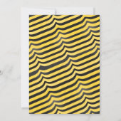 Jazzige Niedliche Blüte Einladung (Rückseite)